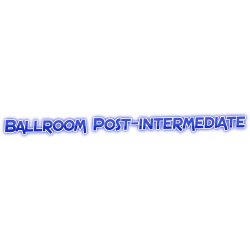 Ballroom dance Post-intermediate -18classes